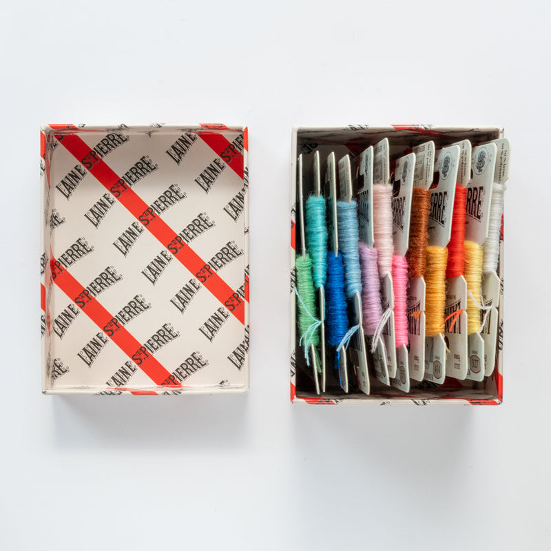 Laine Saint-Pierre mending wool – discovery assortment (12 colours)