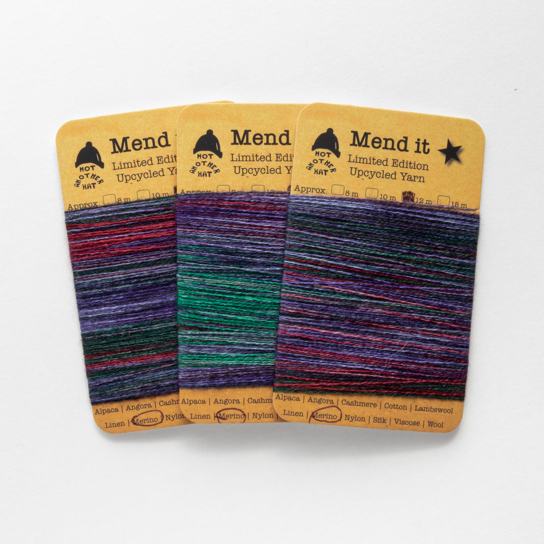 Mend it – limited-edition upcycled mending yarn