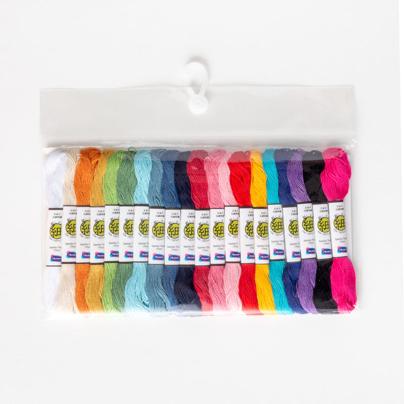 Olympus fine sashiko thread collection – 20 mini-skeins