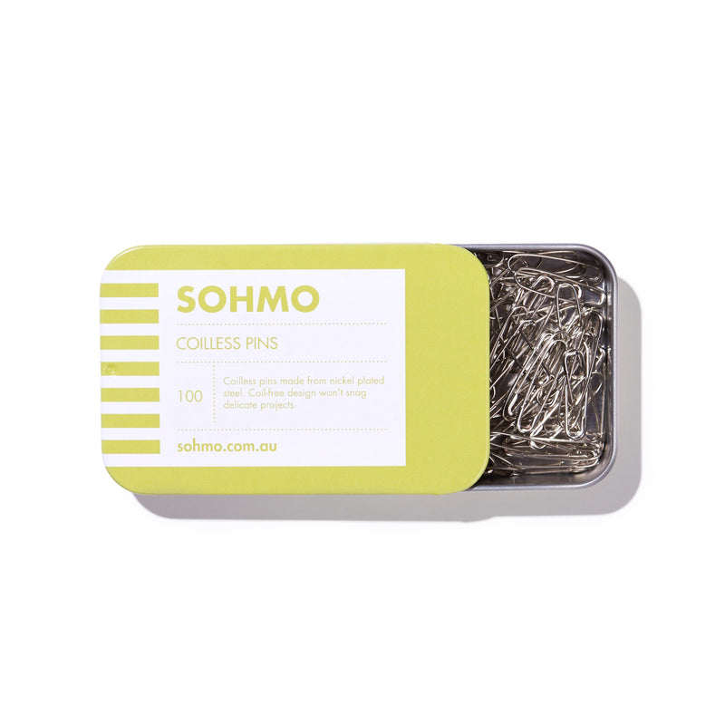 SOHMO coilless safety pins