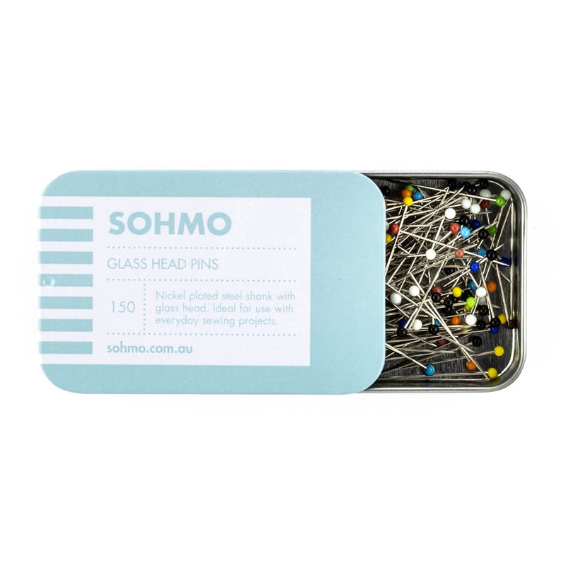 SOHMO glass-head pins