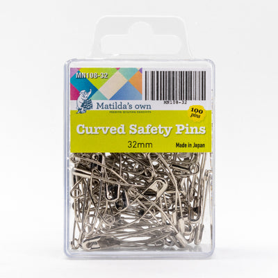 Matilda's Own curved safety pins