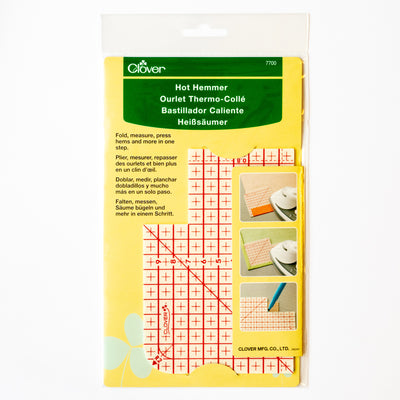 Clover hot hemmer – ironing aid for patches and hems
