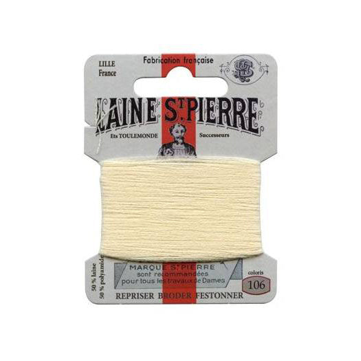 Laine Saint-Pierre mending wool – 10m card