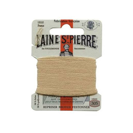 Laine Saint-Pierre mending wool – 10m card