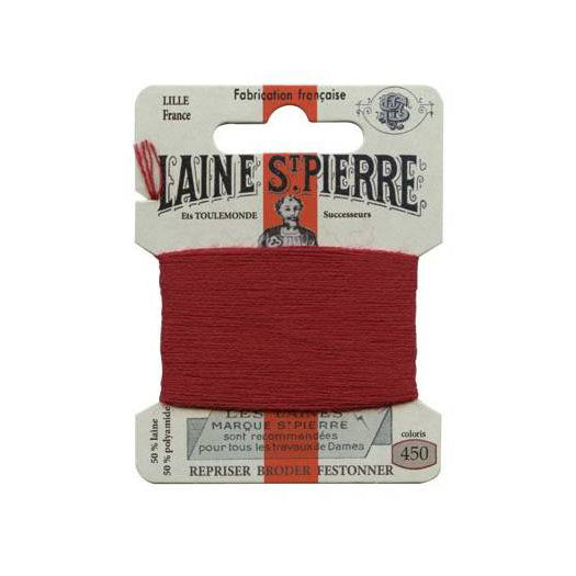 Laine Saint-Pierre mending wool – 10m card