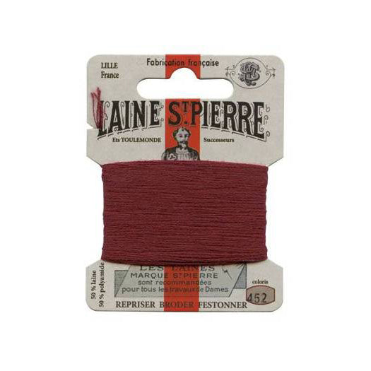 Laine Saint-Pierre mending wool – 10m card