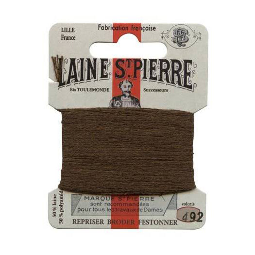 Laine Saint-Pierre mending wool – 10m card