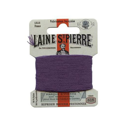 Laine Saint-Pierre mending wool – 10m card