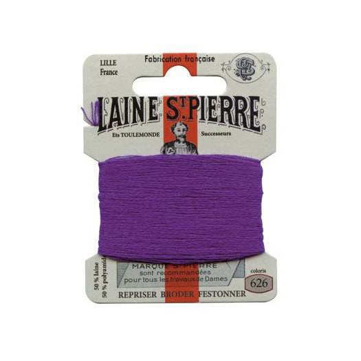 Laine Saint-Pierre mending wool – 10m card