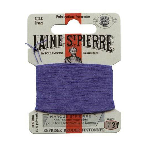 Laine Saint-Pierre mending wool – 10m card