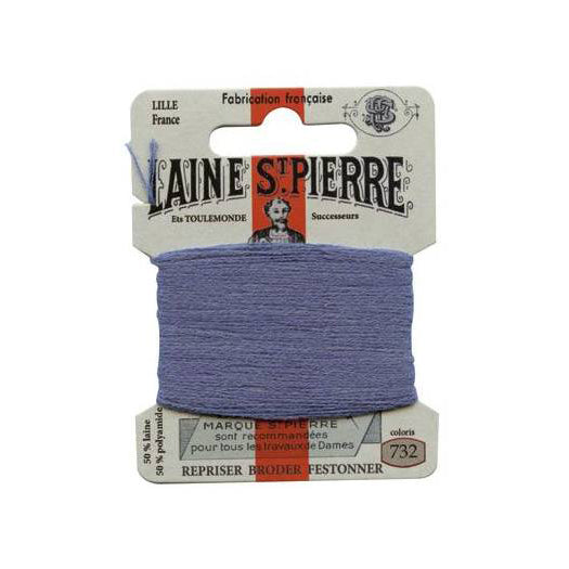 Laine Saint-Pierre mending wool – 10m card