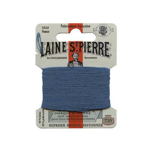 Laine Saint-Pierre mending wool – 10m card