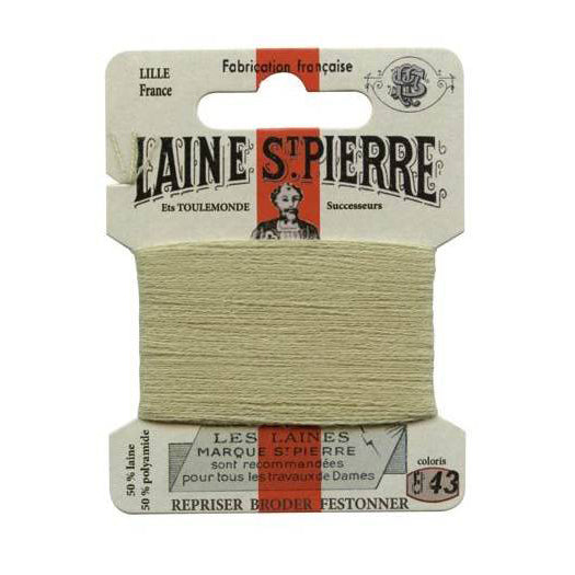 Laine Saint-Pierre mending wool – 10m card