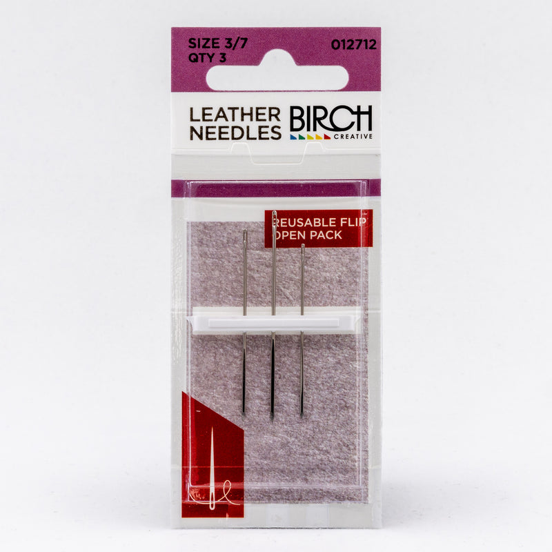 Birch Creative leather needles for hand sewing