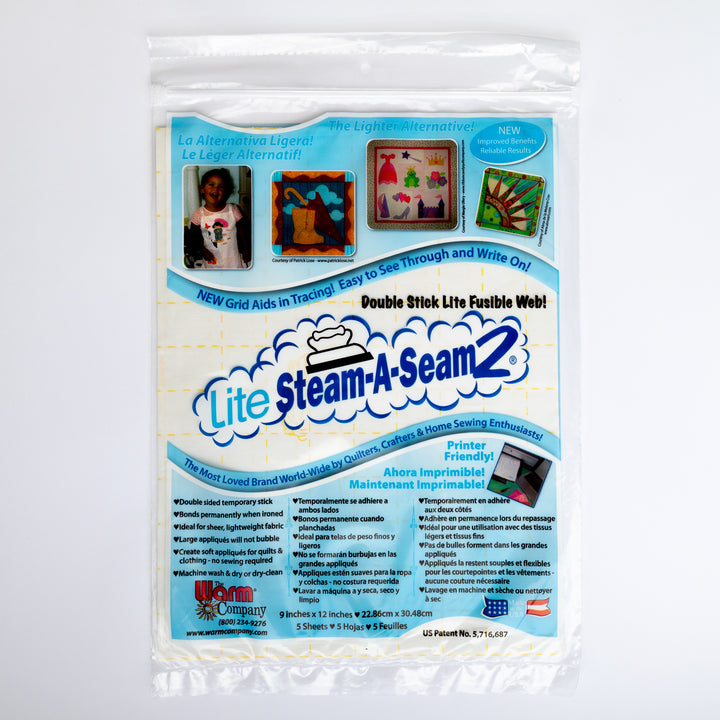 Steam-A-Seam 2 Lite – double-stick fusible web